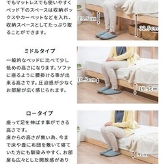 セミダブルすのこフレーム　マットレス付き