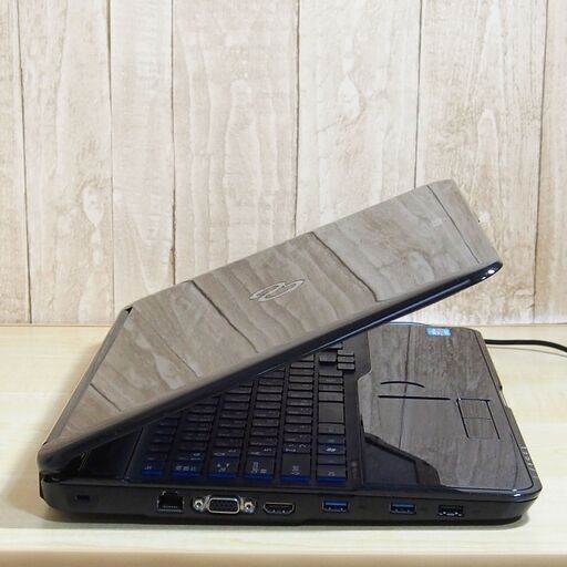 富士通Corei3大容量 HDD１TB　ノートパソコン　ブラック