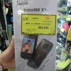 ジモティ来店特価!!!　360°カメラ　INSTA360　X3　...