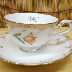 未使用保管品 ノリタケ メゾンフルール　カップ＆ソーサー ペア 2客 希少 Noritake MAISON FLEUR☆ 札幌市 豊平区 平岸