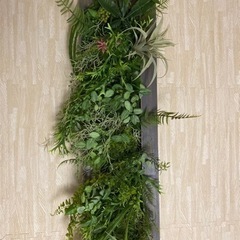 【ネット決済】壁掛け　壁面装飾　ウォールグリーン　観葉植物造花