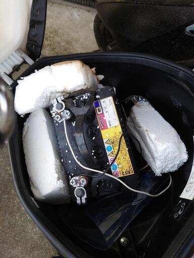 ダブルバッテリー装着！2サイクル、ガソリン満タン渡し！　整備済み　オマケ付き。50㏄バイク ダブルバッテリー装着！2サイクル、ガソリン満タン渡し！ 整備済み