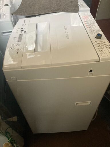 ☆中古￥13,000！【会員価格￥11,000】TOSHIBA　4.5kg洗濯機　家電　2019年製　AW-45M7型　幅55cmｘ奥行54cmｘ高さ94cm　【BJ098】