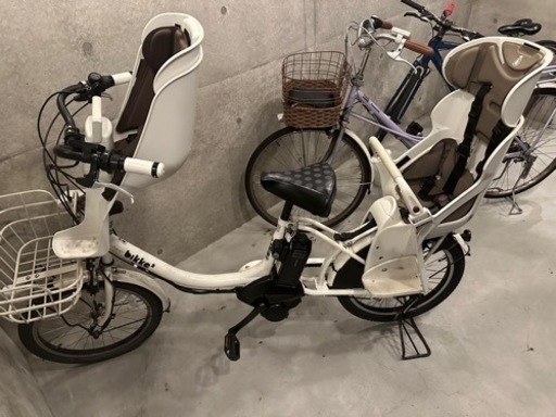 【取引中】子供二人乗せ電動自転車 ビッケ2 初期型