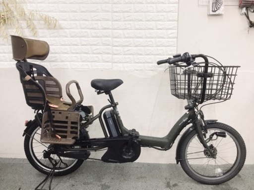 お買い得　新品バッテリー　ヤマハパスキッス　子供シート付き電動自転車