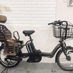 お買い得　新品バッテリー　ヤマハパスキッス　子供シート付き電動自転車