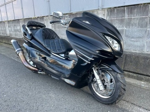 マットブラックカラー‼︎ 【YAMAHA マジェスティ】スピーカー４発付き‼︎