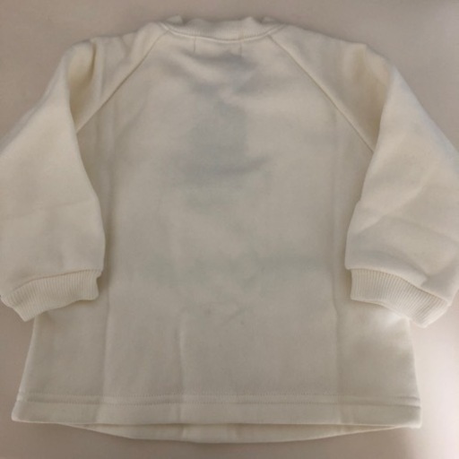 Burberry 赤ちゃん服 冬用トレーナー 白70size デザイナ― 新生児