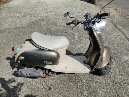 ビーノ 5AU　レストア・部品取り用　２スト☆エンジン元気。YAMAHA VINO 5AU 2st　原付バイク