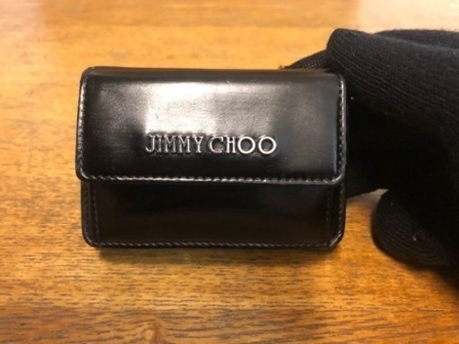 売り切れました【美品】JIMMY CHOO ジミーチュウ ミニ財布 コンパクトウォレット