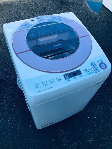 ♦️EJ490番SHARP全自動電気洗濯機 【2015年製】
