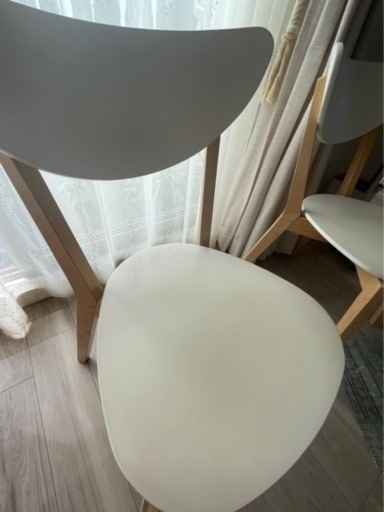 IKEA BJRUSTA 伸長式テーブル　椅子4脚　NORDMYRA