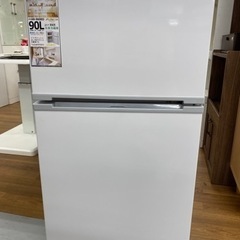 I439 ☆ 2021年製の未使用品！ Abitelax 直冷式冷蔵庫 (90L・右