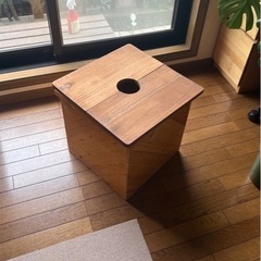 【ネット決済】木製鉢カバー（四角テーブル、丸テーブル）
