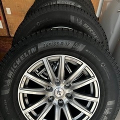 使用距離4Km】スタッドレスタイヤホイールセット ミシュラン x-ice 265