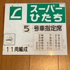 電車　スーパーひたち　パネル