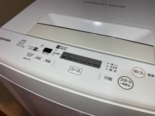 洗濯機　2018年製　洗濯機　TOSHIBA