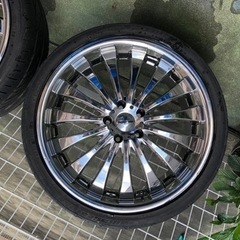 中古ホイール HYPERION ハイペリオン? 20インチ 8.5j +35 4本セット