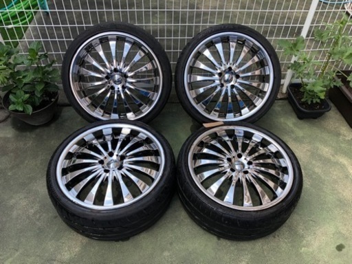 ---取引中---   中古HYPERION ハイペリオン　20インチ　8.5j  +35  4本セット