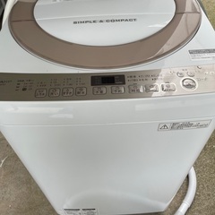 洗濯機7kg SHARP ES-KS70T 2018年製