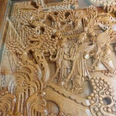 【最終値下げ】座卓　中国の工芸テーブル