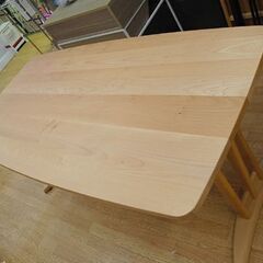 4人掛けダイニングセット 幅160×奥79×高65cm ベンチ2台 3点セット レッド系 食卓セット 札幌市 清田区 平岡