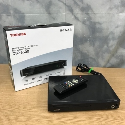 取引場所 南観音 K2210-514 TOSHIBA REGZA ブルーレイディスクプレーヤー DBP-5500 2021年製【天面傷多い】