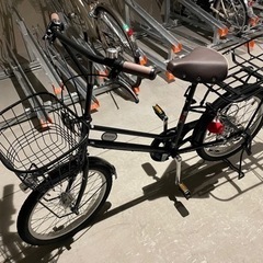 ブラック　自転車　おしゃれ　ほぼ新品