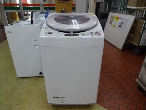 ID 008026　洗濯機　シャープ　8K　２０１６年製　ES-TX850