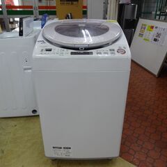 ID 008026 洗濯機 シャープ 8K 2016年製 ES-TX850