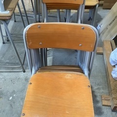 懐かしい学習椅子10脚セット
