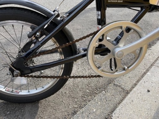 CAPTAIN STAG アルミ折り畳み自転車YG-0228