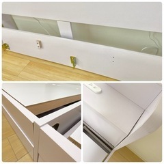 【お譲り先決定】ダブルベッドフレームのみ ホワイト