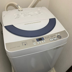 SHARP 全自動電気洗濯機  ES-GE55R-H(グレー系)...