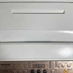 ジャンク扱い　パナソニック洗濯機　7キロ