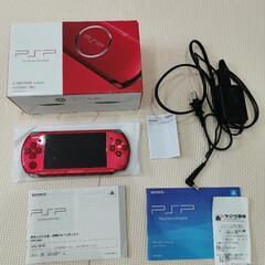 PSP-3000 RR(RADIANT RED)  バッテリーな...