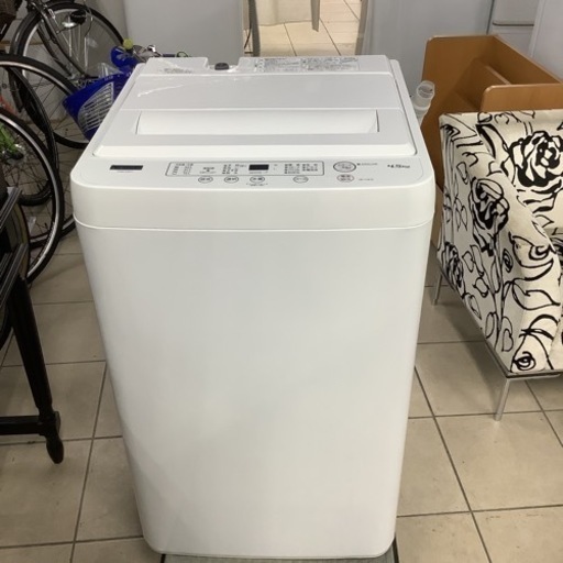 YAMADA ヤマダ　洗濯機　YWM-T45HI 4.5kg 2022年製