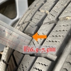 スタッドレスタイヤ　17インチ　プラド150系後期にて使用