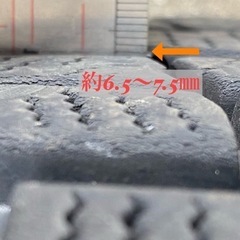 スタッドレスタイヤ　17インチ　プラド150系後期にて使用