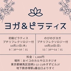 【練馬区田柄・地下鉄赤塚駅すぐ】【カルサロスタジオ】ヨガ・ピラテ...