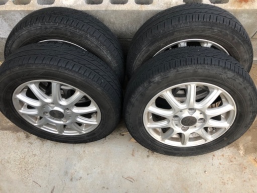 タイヤ、ホイール 夏タイヤ4本ホイールセット 155/65R13 軽自動車
