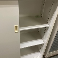 生興 引き違い書庫 カギ有 中古