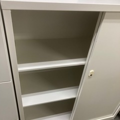 生興 引き違い書庫 カギ有 中古