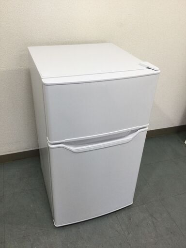 12/10受渡済)JT5521【YAMAZEN/山善 2ドア冷蔵庫】美品 2022年製 YFR
