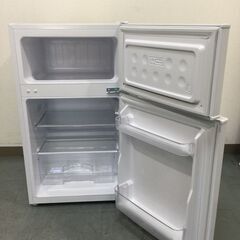 12/10受渡済)JT5521【YAMAZEN/山善 2ドア冷蔵庫】美品 2022年製 YFR-