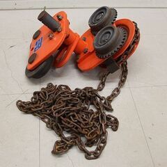 象印チエンブロック ELEPHANT CHAIN BLOCK ギヤードトロリ 2トン 手動