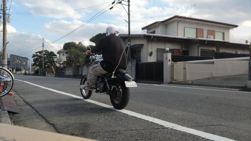 ホンダMAGNA50 マグナ50ロングフォークカスタム