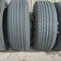 210ｸﾗｳﾝ純正ｽﾊﾟｯﾀﾘﾝｸﾞ18ｲﾝﾁ4本