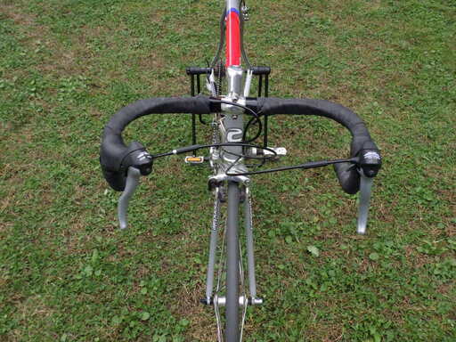 【ヤ取終了11/3】≪T140ジ≫ CANNONDALE/キャノンデール ロードバイク CAAD4 R400 52cm 3×8変速 24段ギア シルバー系/銀赤 自転車 修理ベース/部品取り 現状品