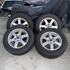 2018年製造 スタッドレスタイヤ タイヤホイール 4本セット ブリヂストン BRIDGESTONE VRX 195/65r15 セレナで使用 まだまだ走れます 2018年製造 スタッドレスタイヤ タイヤホイール 4本セット